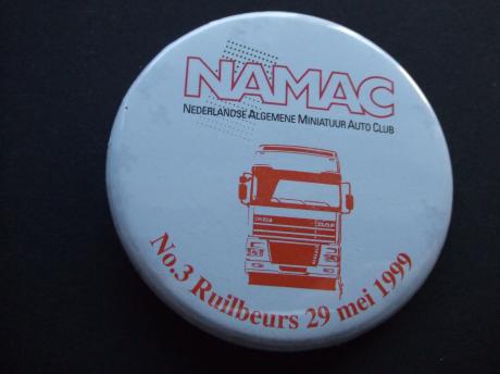 NAMAC miniatuur autobeurs DAF 95 XF vrachtwagen